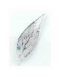 Brooch Opal Eucaleaf Silver
