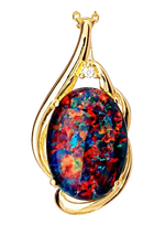 Gold Pendant Triplet 1813