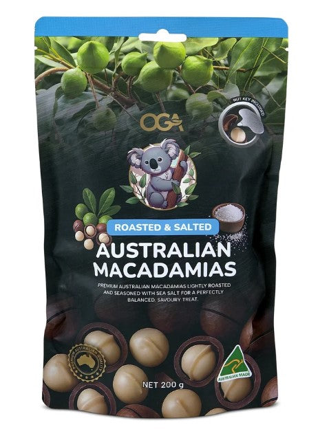 Macadamias 200g Roasted and Salted Koala