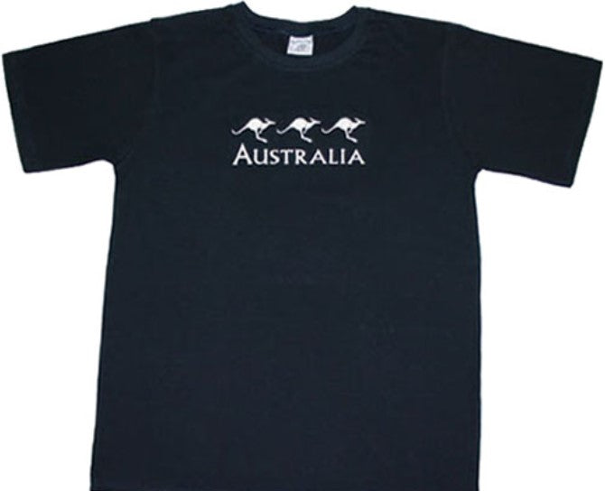 Adult TS embroid 3 Kangaroos