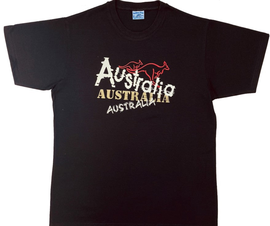 Adult T-shirt Kangaroo Graffiti