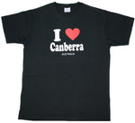 Adult T-shirt I Love Canberra