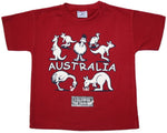 Kids TS Kangaroo Emu Glow