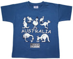 Kids TS Kangaroo Emu Glow