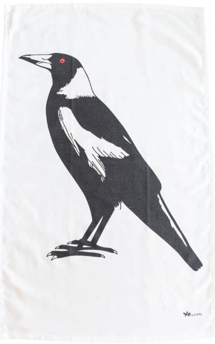 Teatowel Large Magpie