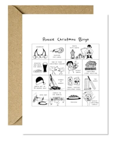Card Christmas Bingo