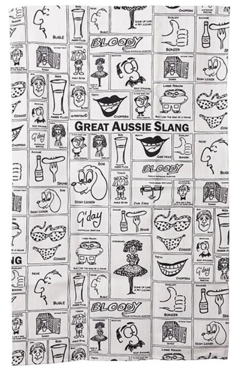 Teatowel Aussie Slang