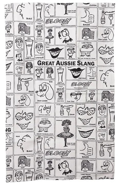 Teatowel Aussie Slang
