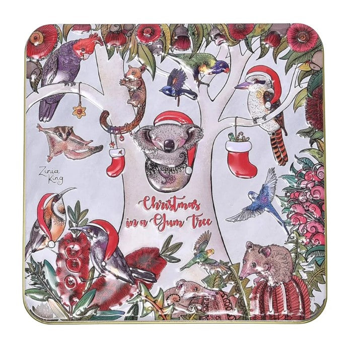 Tin Christmas Gum Tree Fudge