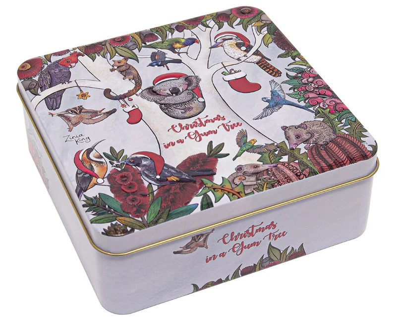 Tin Christmas Gum Tree Fudge