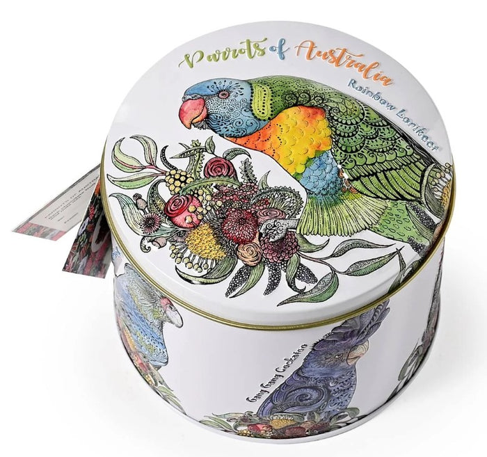 Tin Parrots Dark Choc Fruit and Nut