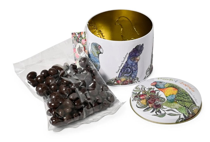 Tin Parrots Dark Choc Fruit and Nut