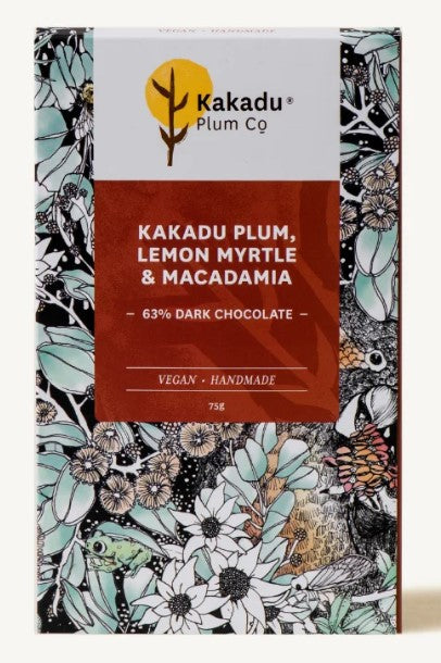 Choc Lemon Myrtle Dark 75g
