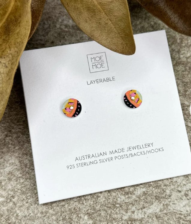 MM Layered Mini Circle Stud Dreaming