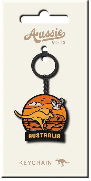 Keychain Kanga Sunset Enamel