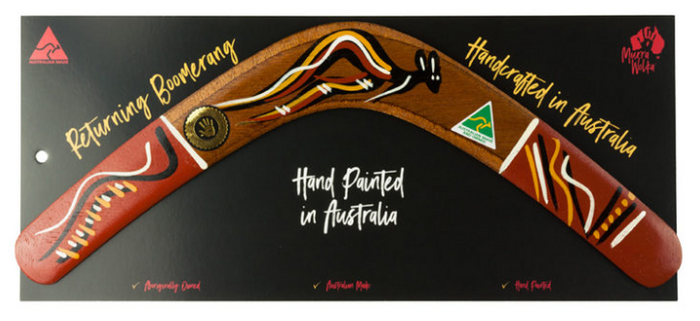Traditional Carded Boomerang 35cm