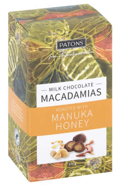 Chocolate Manuka Honey Macadamias 170g
