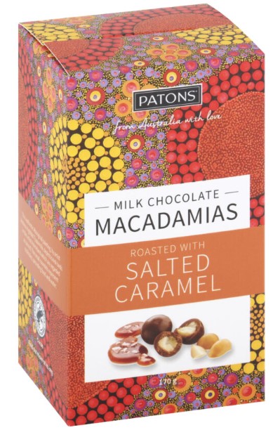 Chocolate Salted Caramel Macadamias 170g