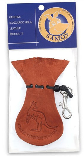 Lucky Pouch Kangaroo Scrotum Keyring