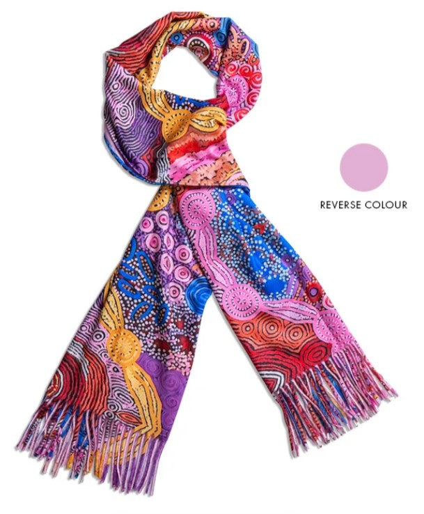 Scarf Waterhole Dreaming Pashmina Feel