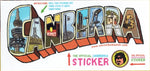 Sticker Canberra Word