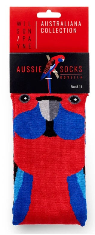 Socks Crimson Rosella