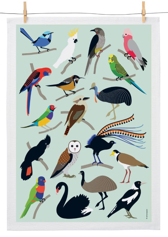 Teatowel Flock of Favourites
