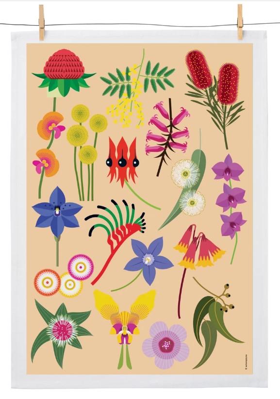 Teatowel Fantastic Flora