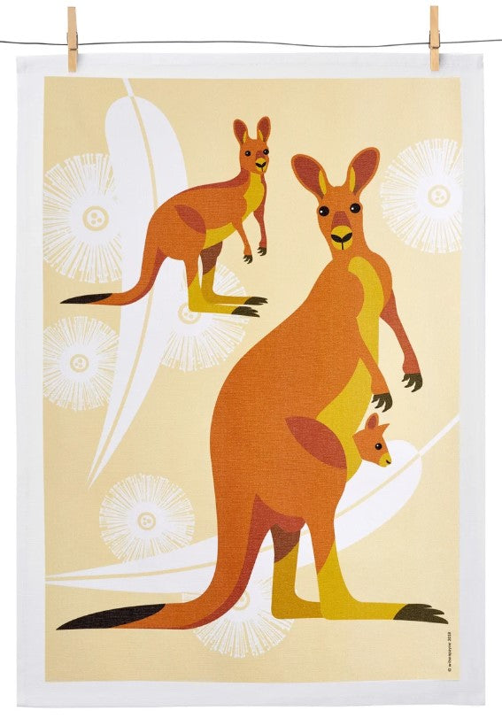 Teatowel Kangaroo