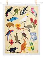 Teatowel Aussie Wildlife