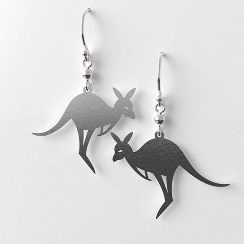 Earrings Kangaroo Body Icon