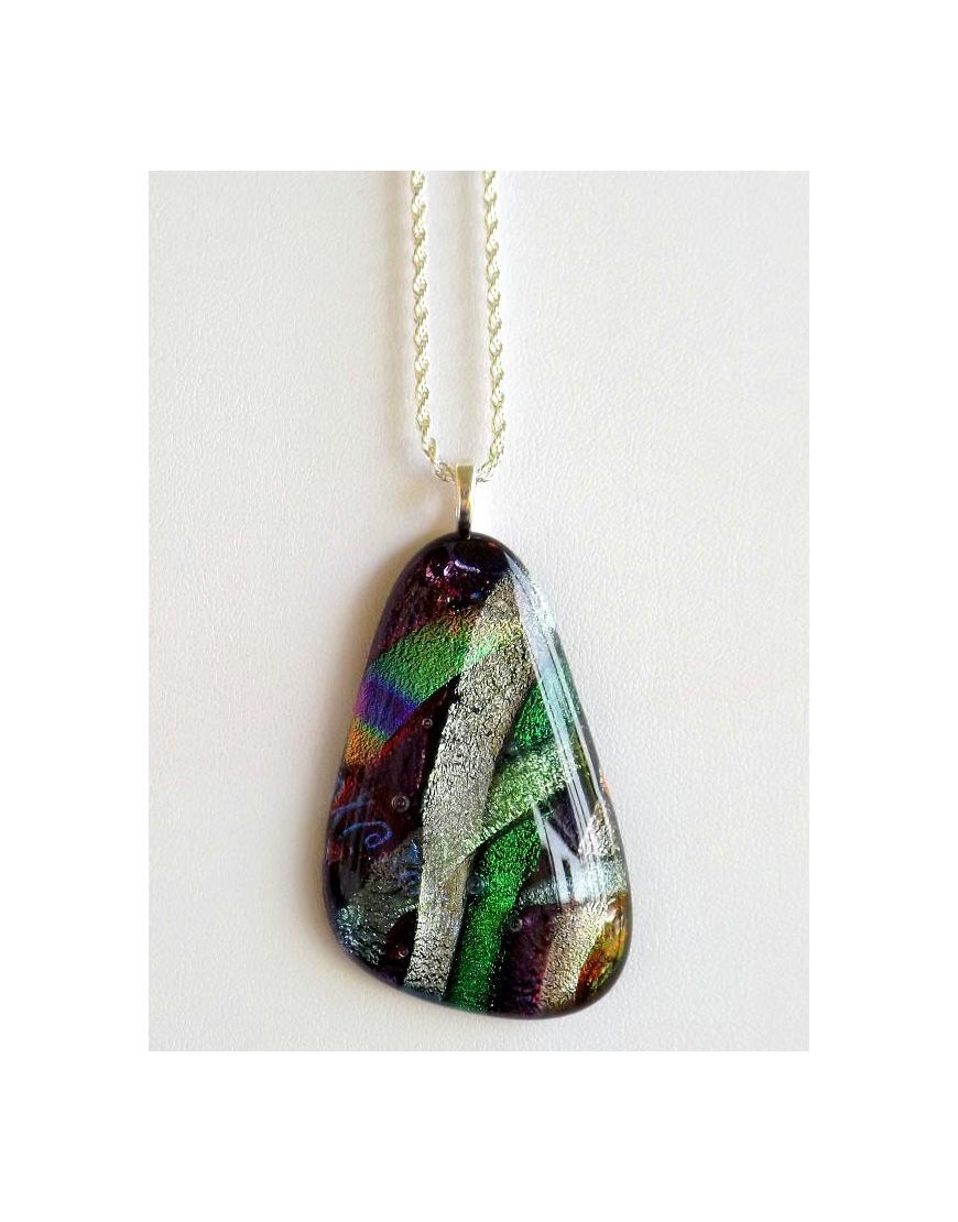Rainforest Cabachon Pendant sml w chain
