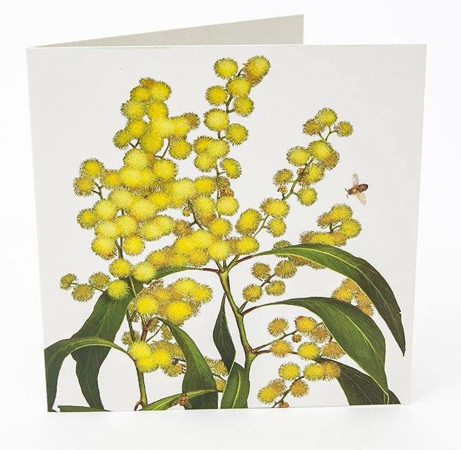 Card AUS Floral Emblem