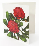 Card NSW Floral Emblem