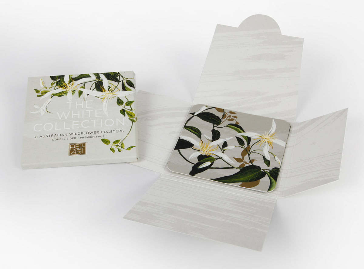 Coasters White Collection