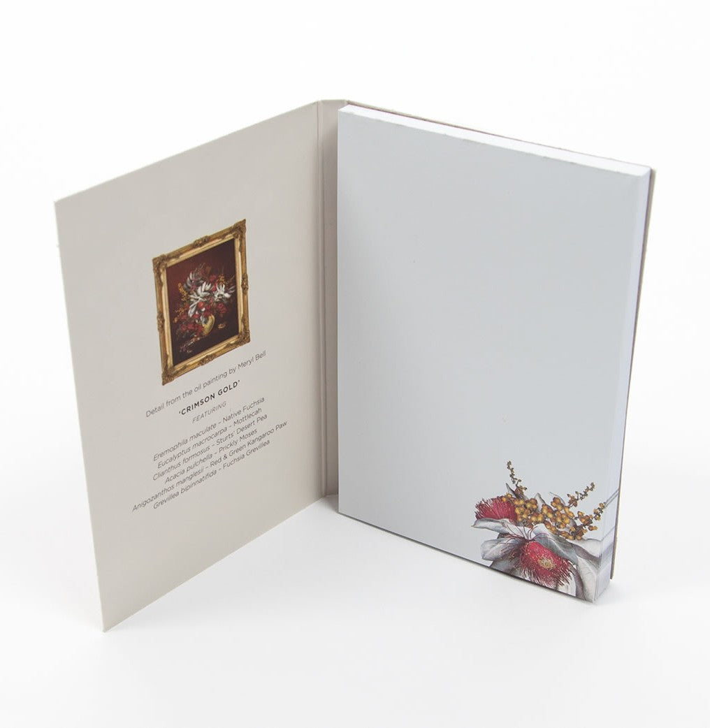 Notepad Crimson Gold