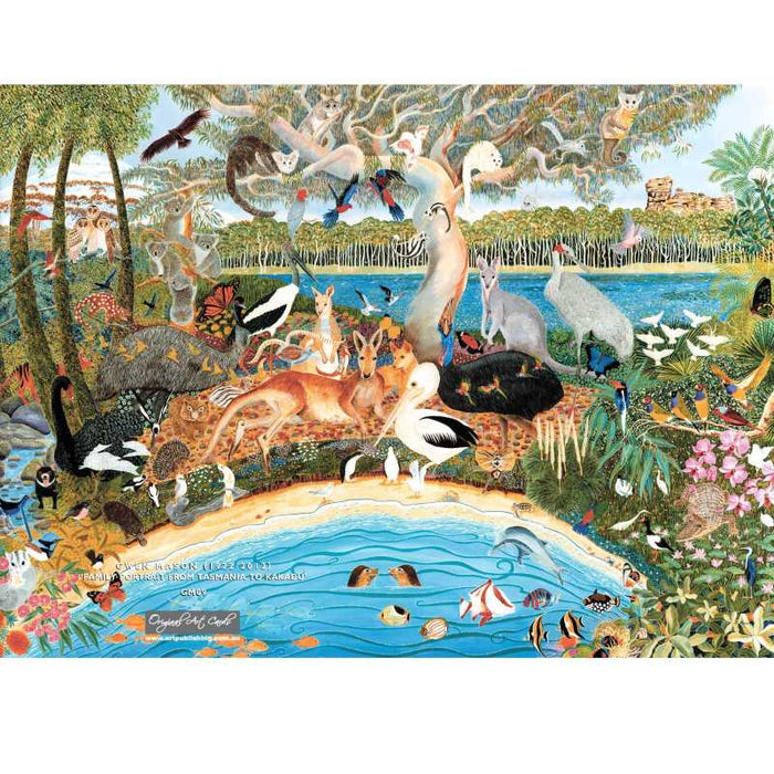 Card Family Portrait Tasmania to Kakadu