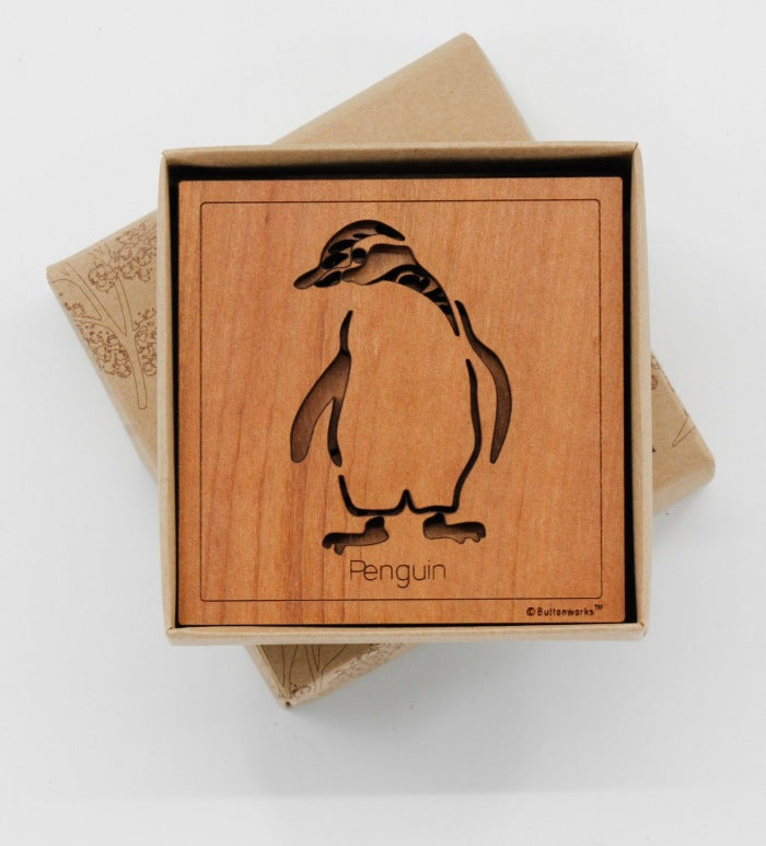 Coasters Bird Square Timber