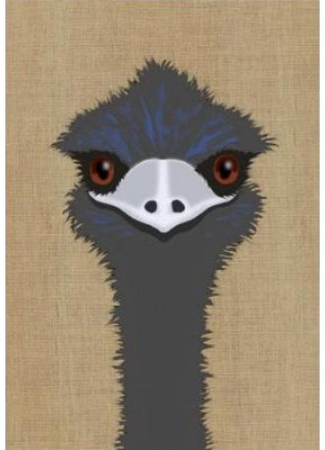 Card Emu Super Cute