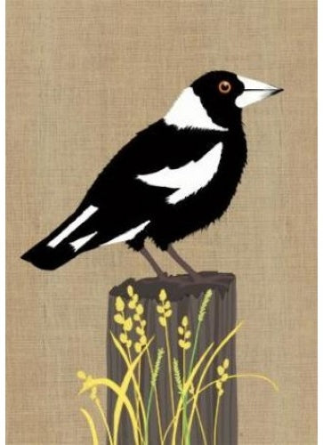 Card Magpie Super Cute