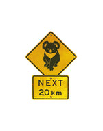 Magnet Koala Roadsign Shape