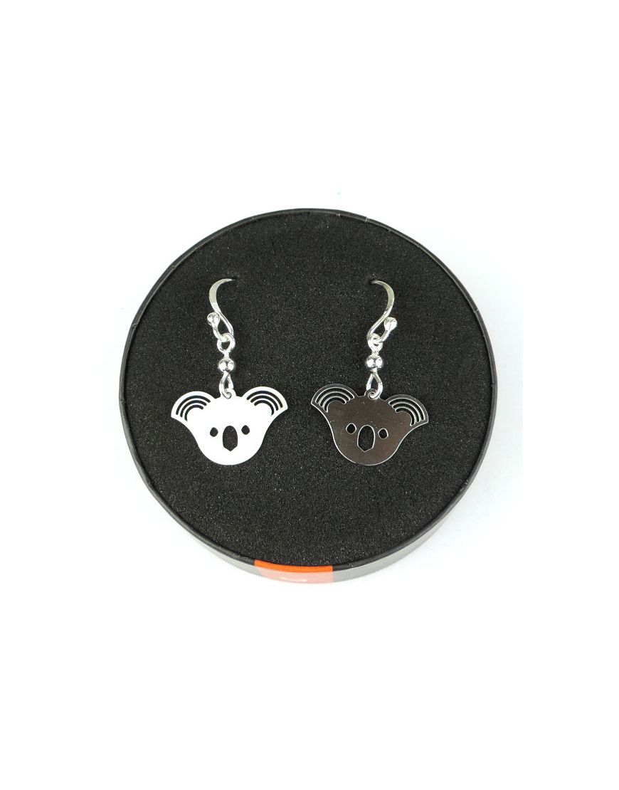 Earrings Koala Head Icon