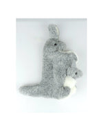 Grey Kanga HandPuppet w Joey