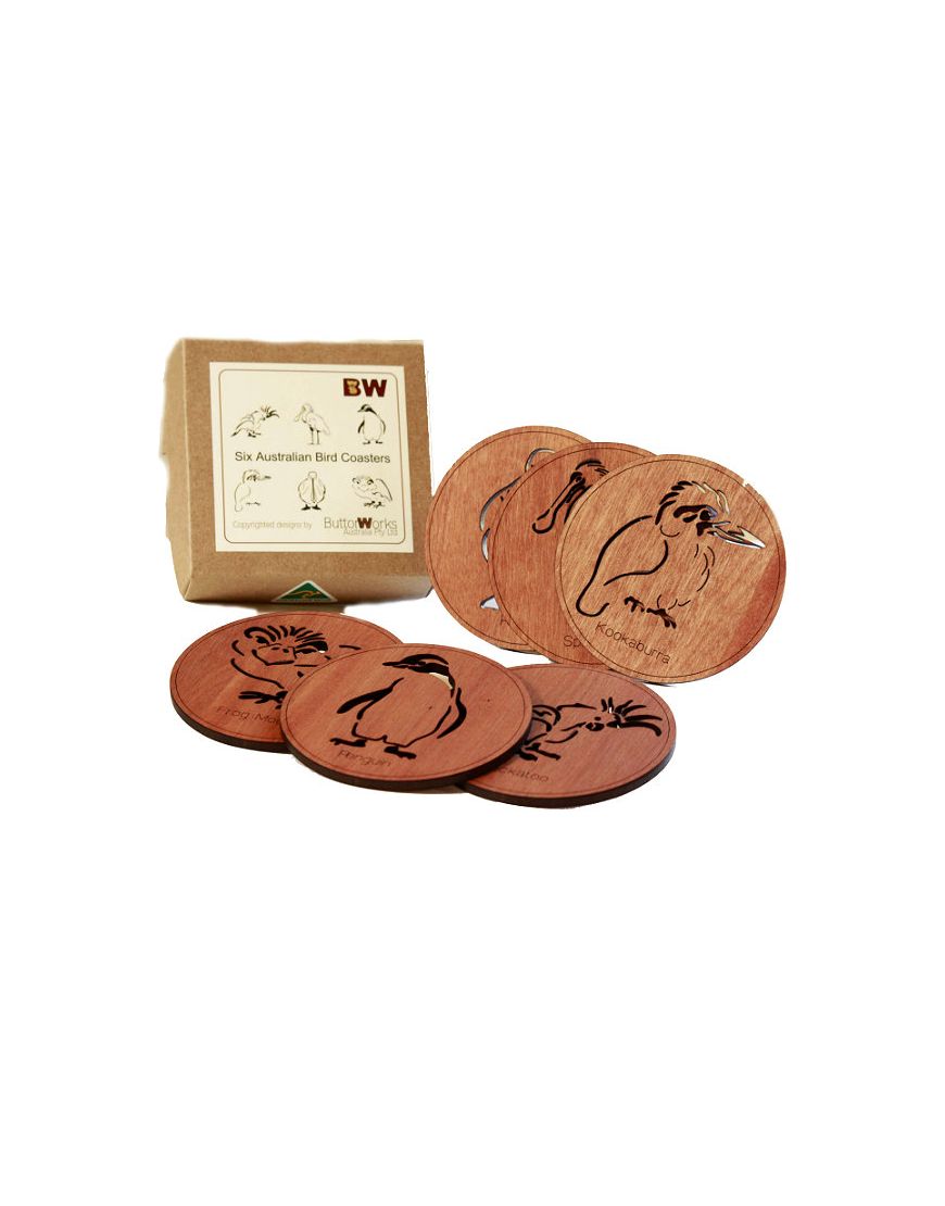 Coasters Birds Round