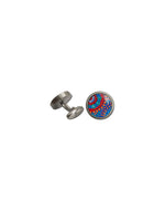 Cufflinks Rnd Family Picking Wildflowers Aboriginal