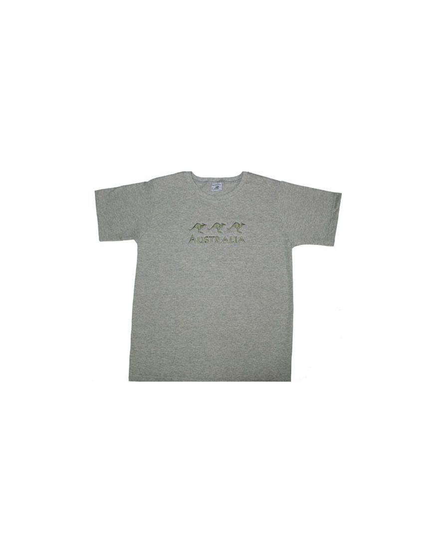 Adult TS embroid 3 Kangaroos