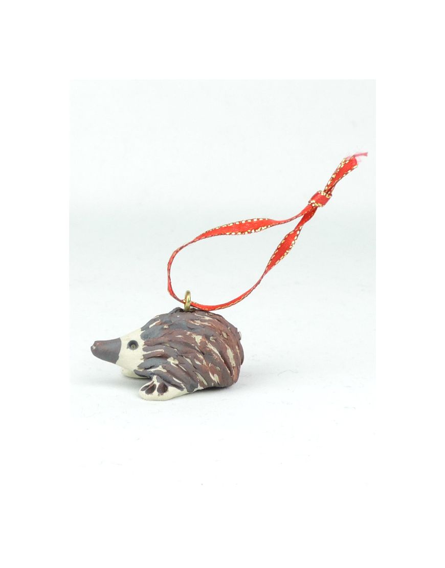 Xmas Deco Echidna Ceramic Animal