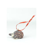 Xmas Deco Echidna Ceramic Animal