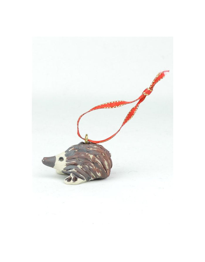 Xmas Deco Echidna Ceramic Animal