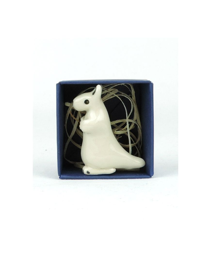 Glazed Kangaroo Ceramic Animal